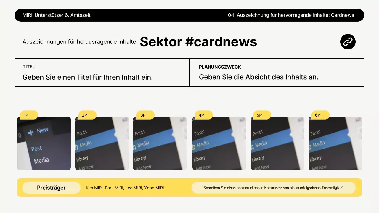 Gelber Bericht über eine saubere Umwelt