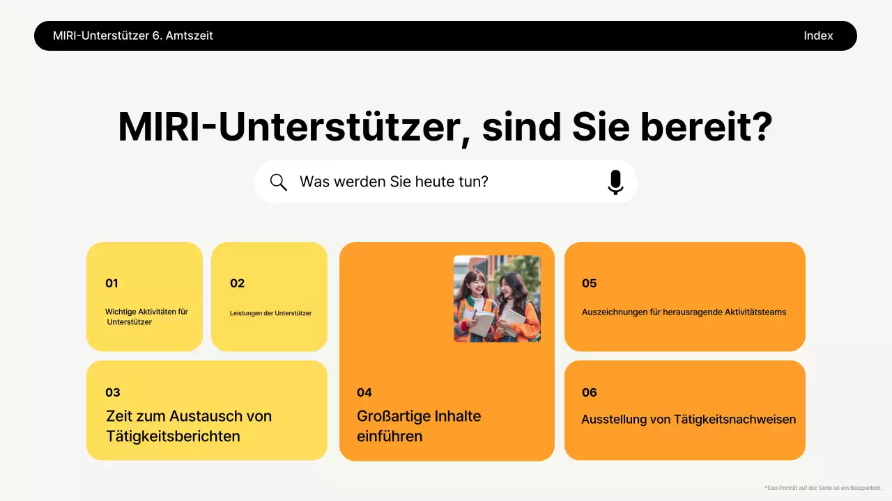 Gelber Bericht über eine saubere Umwelt