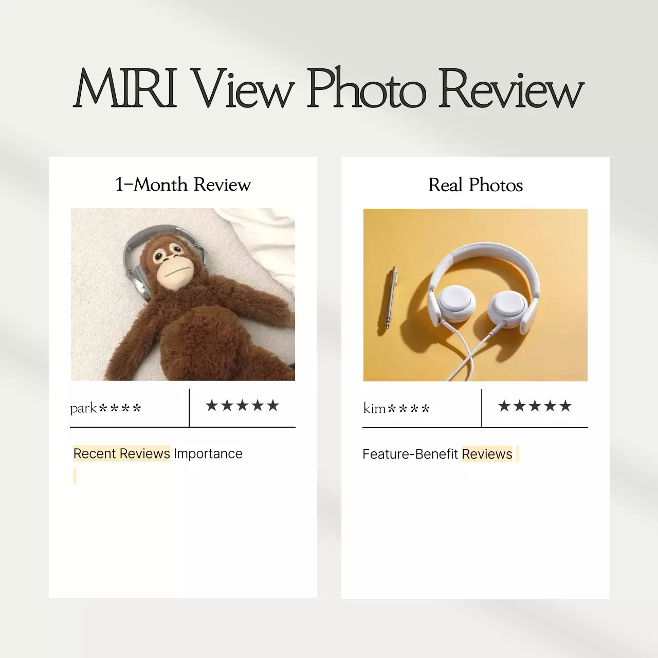 Uma coleção de modelos de revisão simples em bege