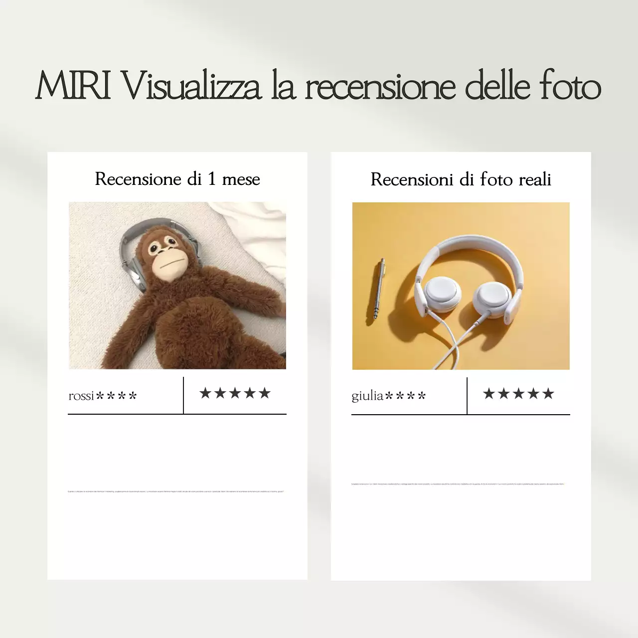 Una raccolta di semplici modelli di revisione in beige