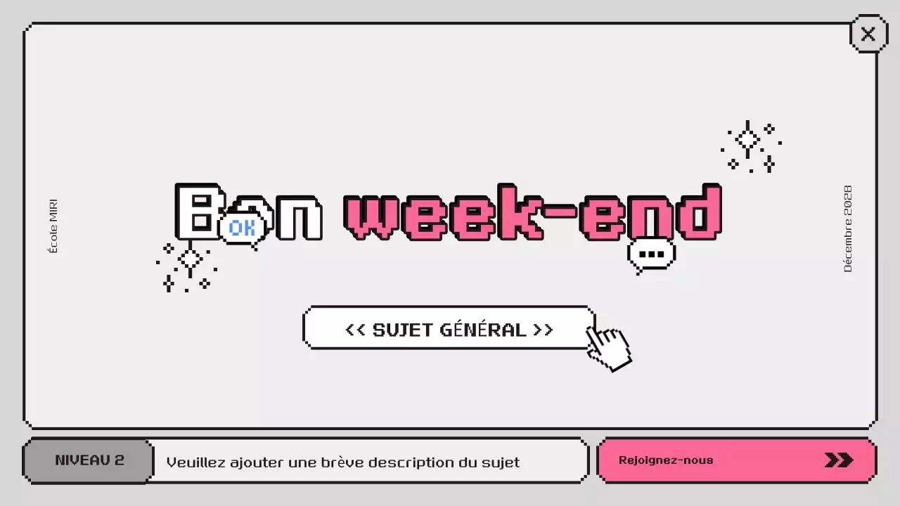 agenda de classe rétro rose