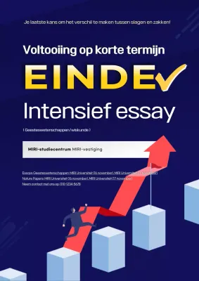 Een spoedcursus modern essay in marineblauw