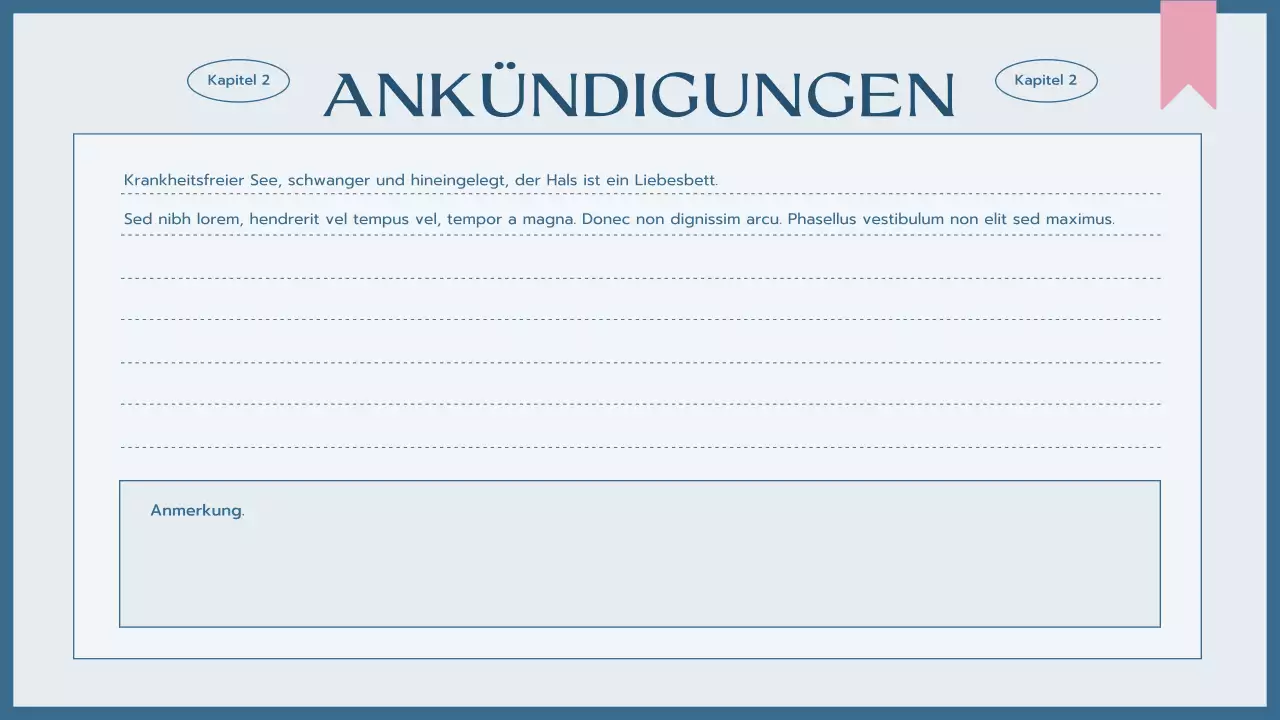 blue simple class agenda