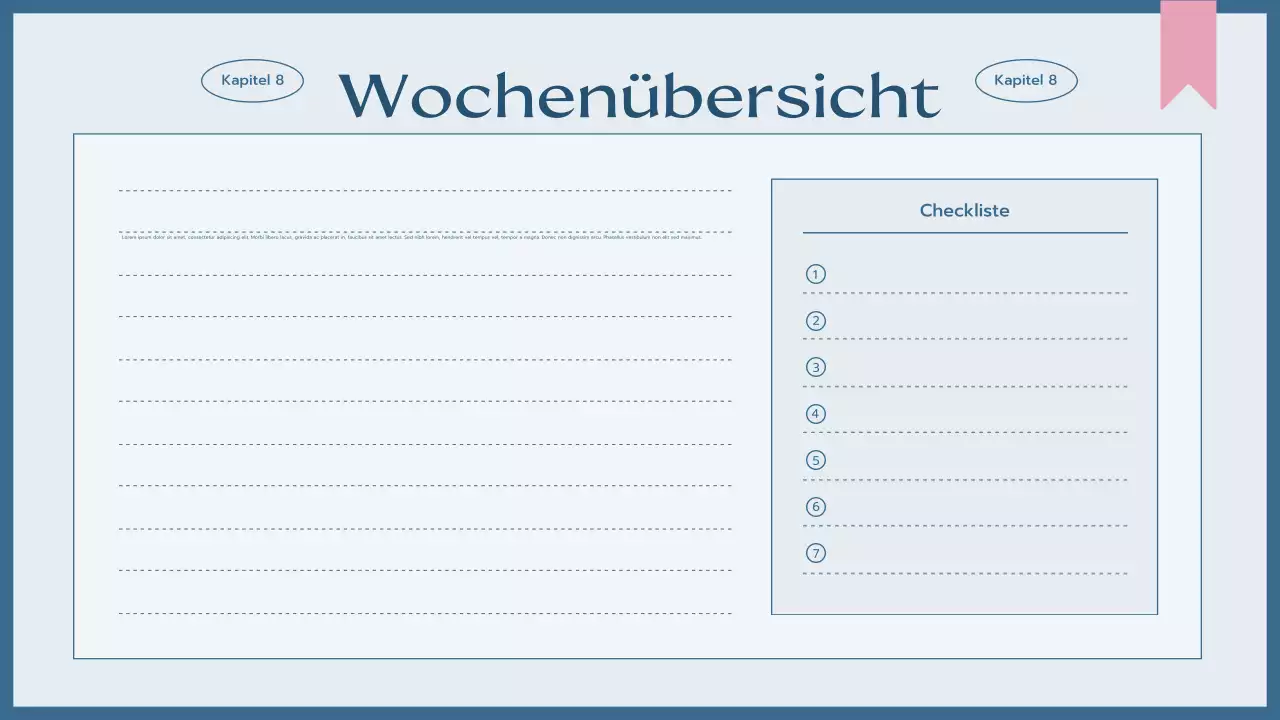 blue simple class agenda