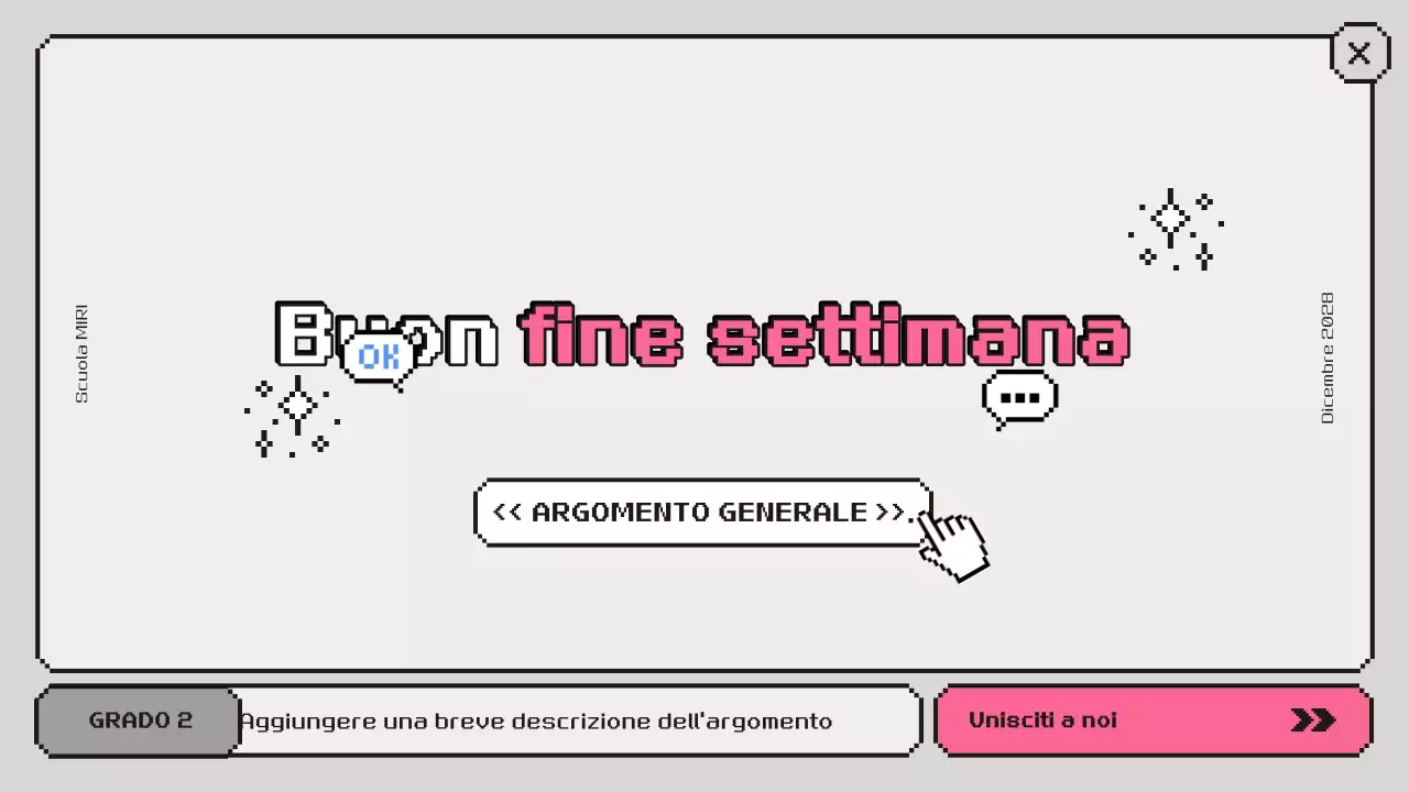 agenda di classe rosa retrò