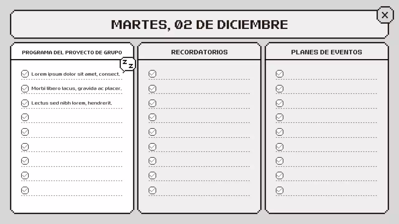 agenda de clase retro rosa