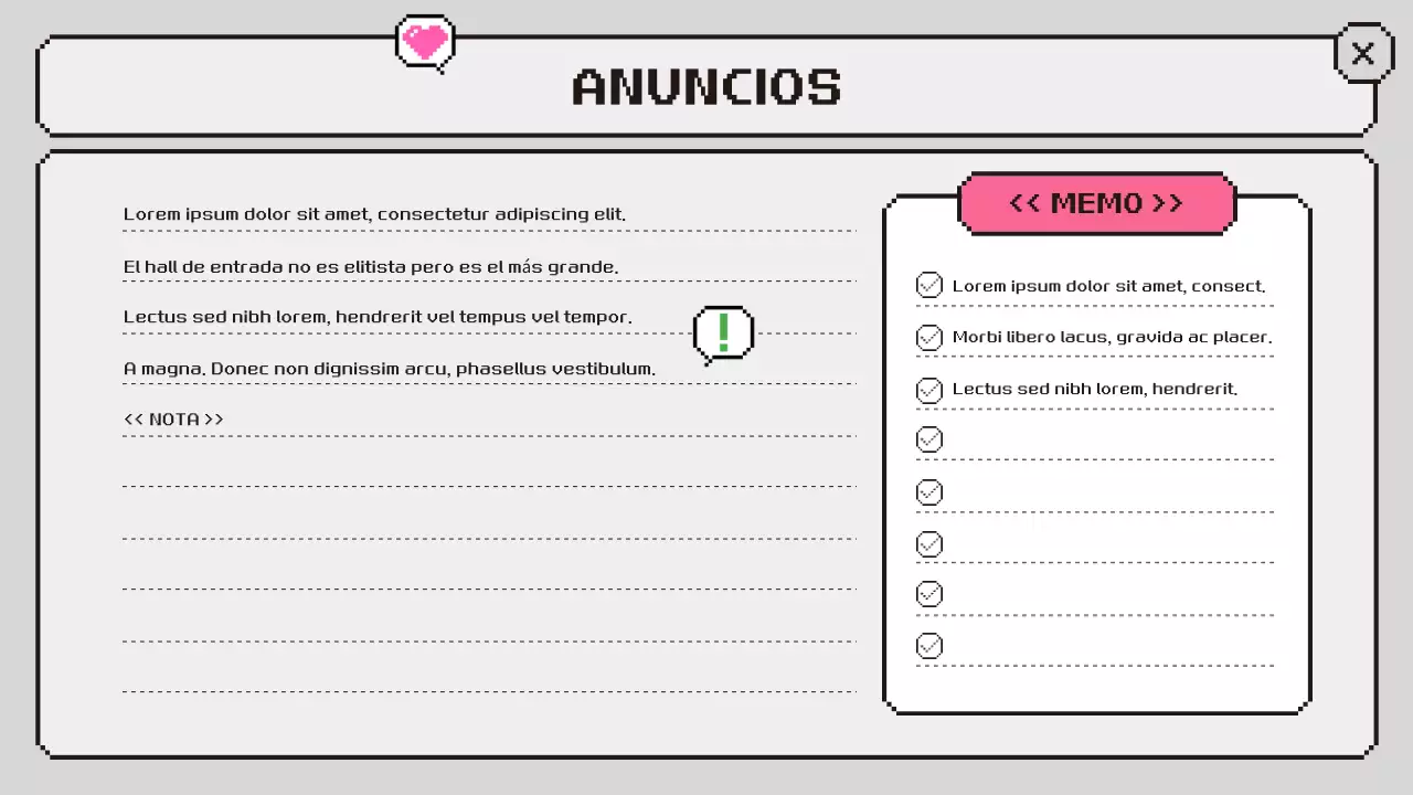 agenda de clase retro rosa