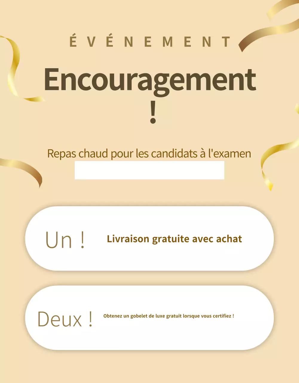 Publicité pour une boîte à lunch moderne beige