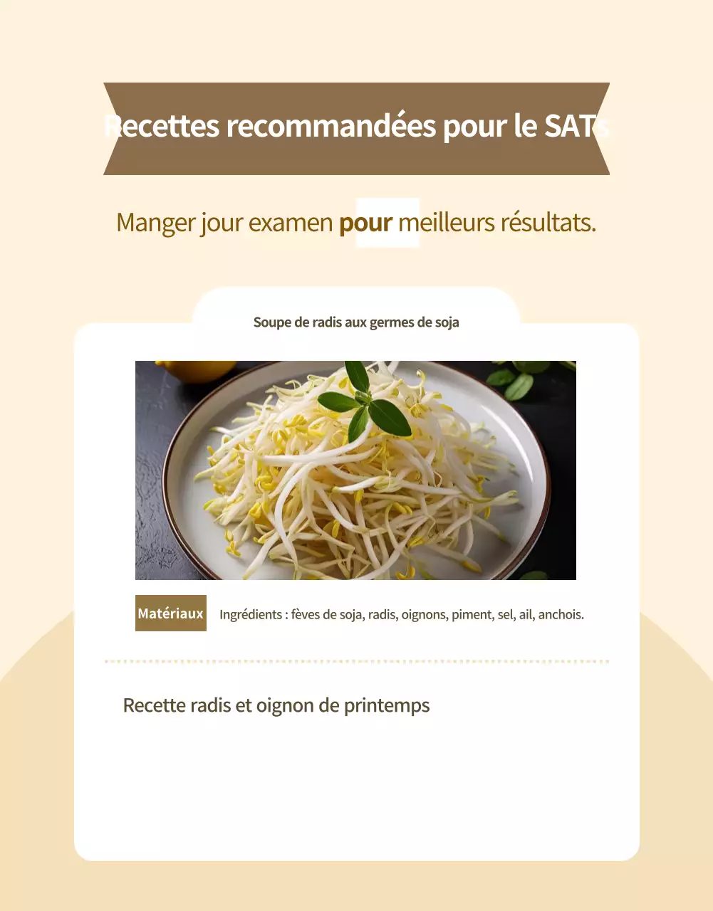 Publicité pour une boîte à lunch moderne beige