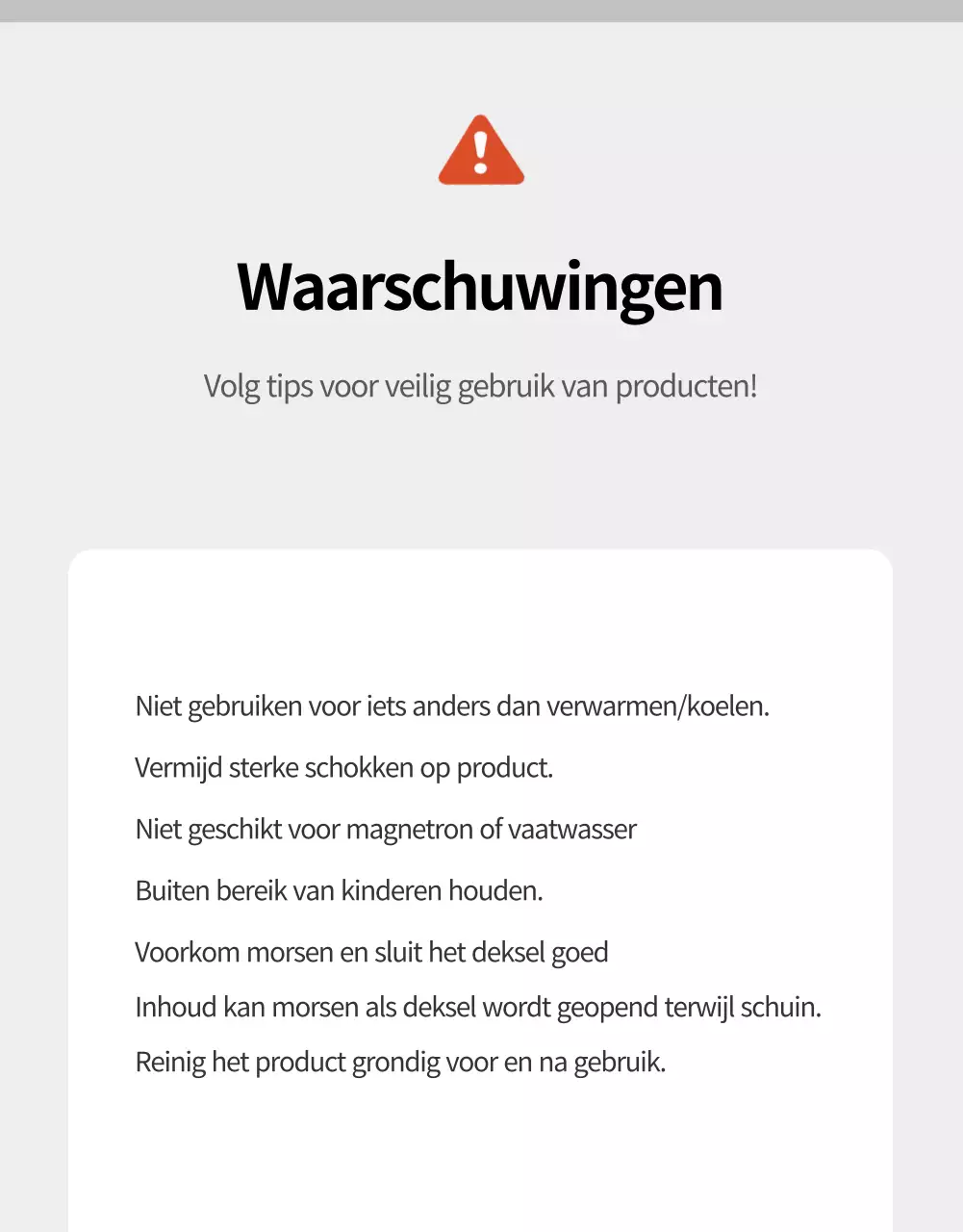 Beige moderne lunchbox advertentie