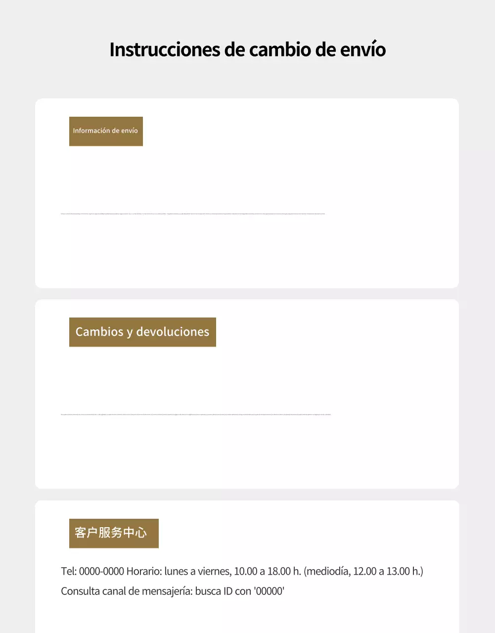 Anuncio de fiambrera moderna beige