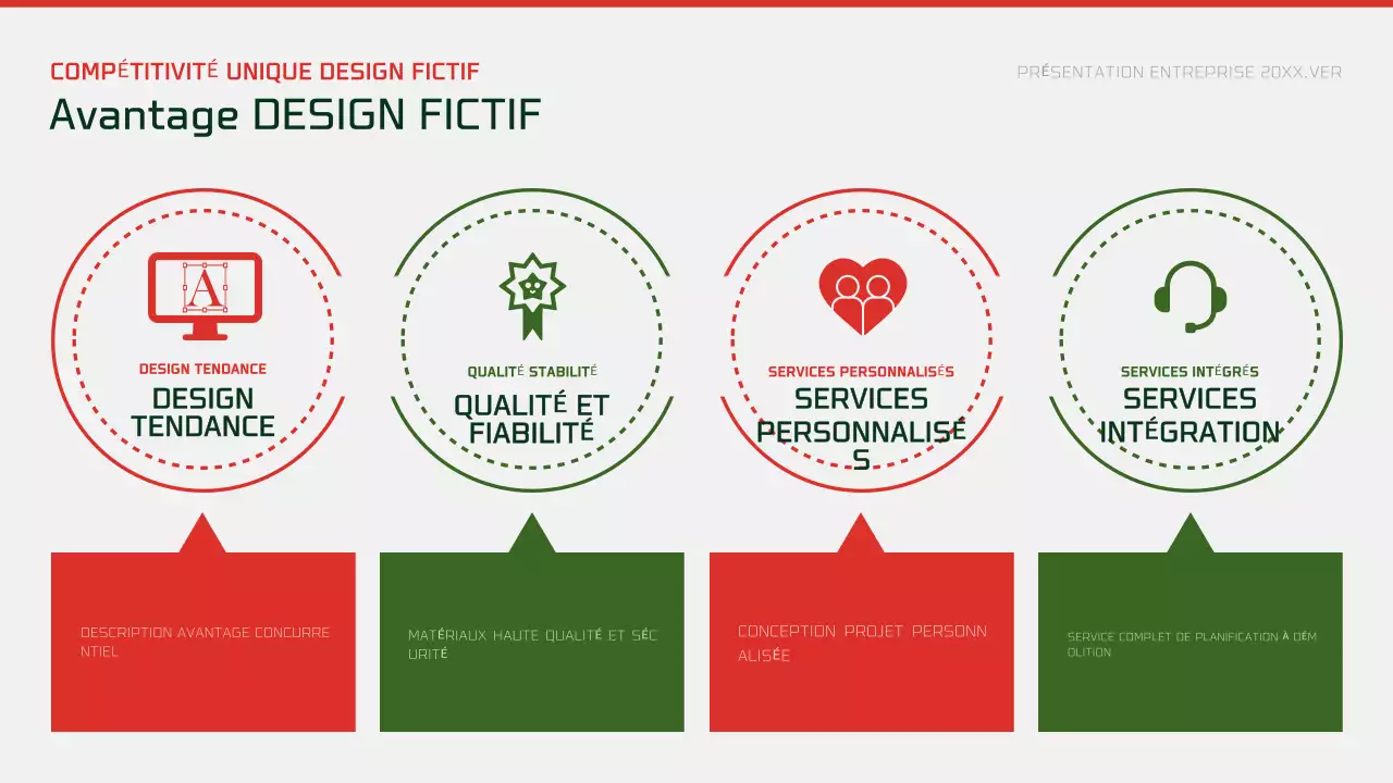 Publicité de Noël moderne et abstraite