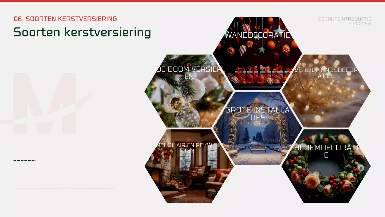 Abstracte moderne kerstadvertentie