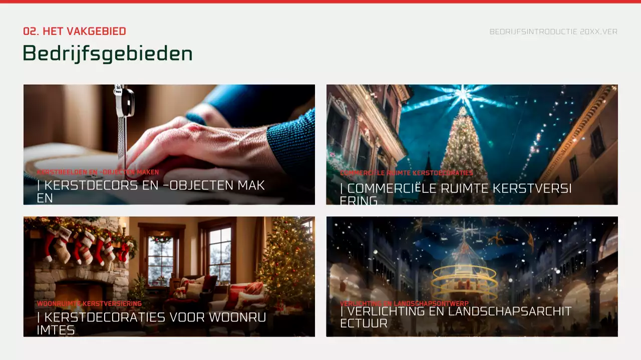 Abstracte moderne kerstadvertentie