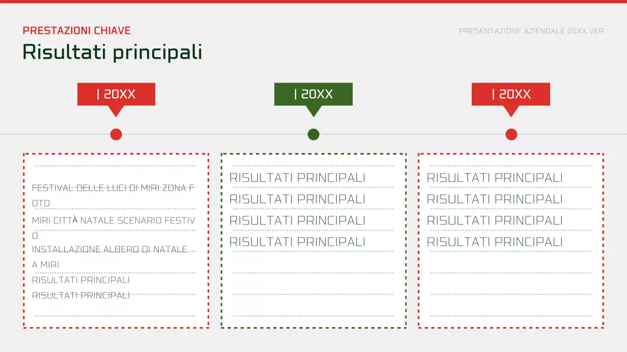 Pubblicità natalizia astratta e moderna