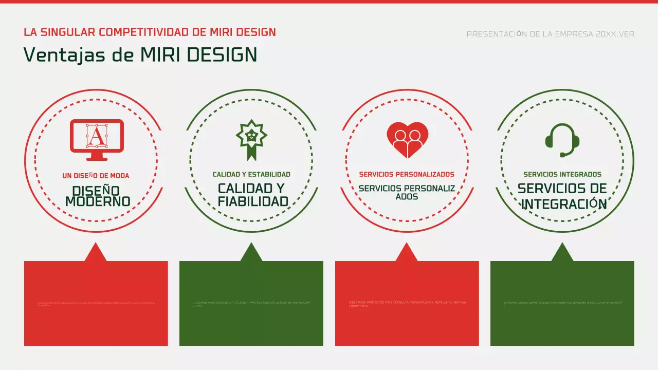 Anuncio navideño abstracto y moderno