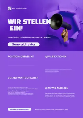 purple modern Einstellungsanzeige