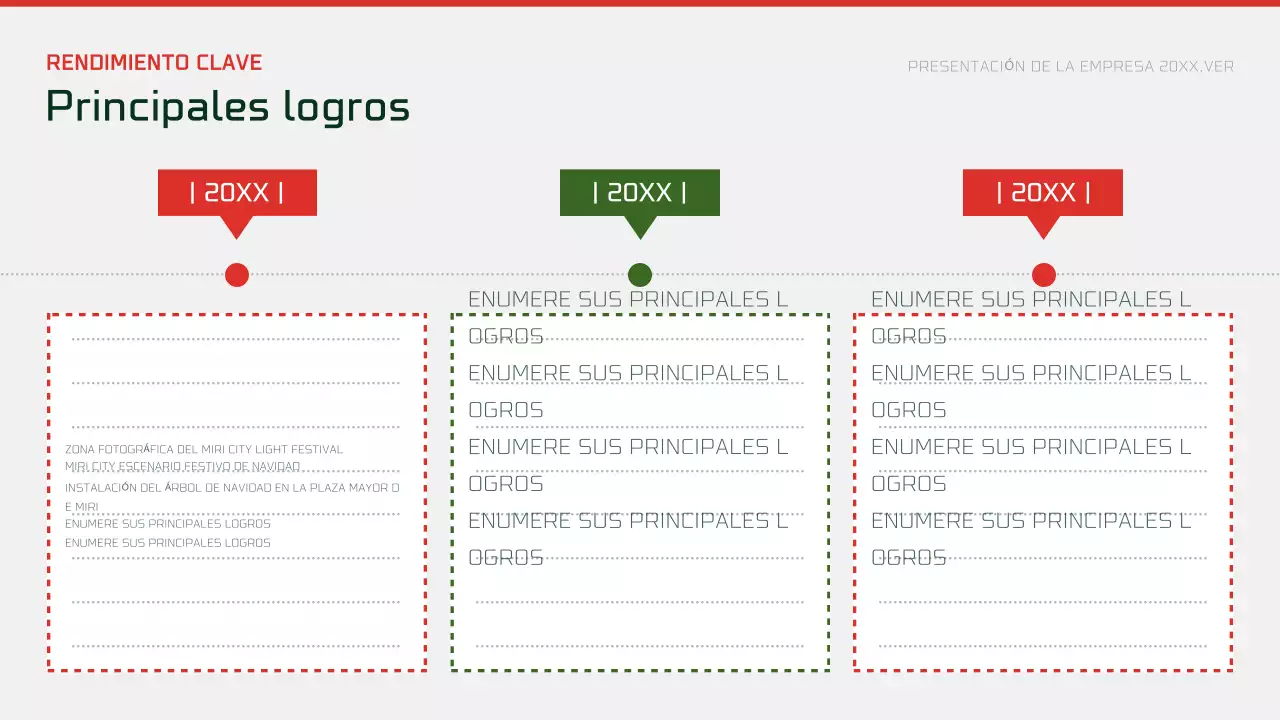 Anuncio navideño abstracto y moderno