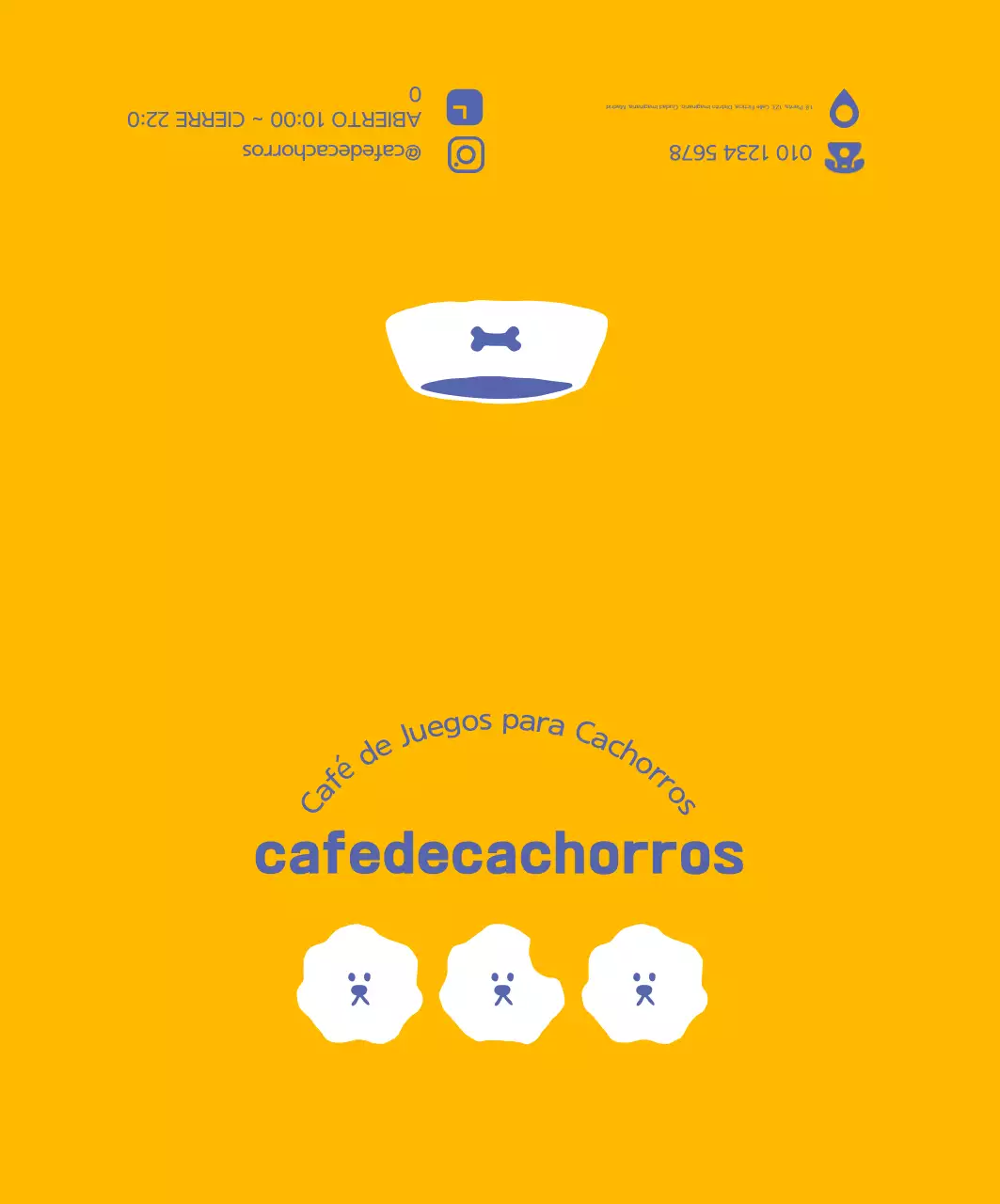 Cupón Yellow Simple Dog Cafe