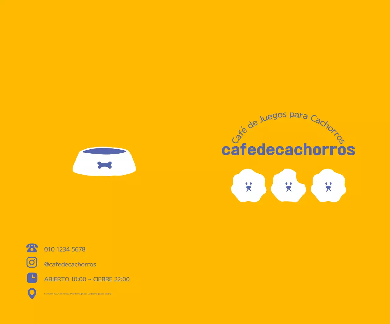 Cupón Yellow Simple Pet Cafe