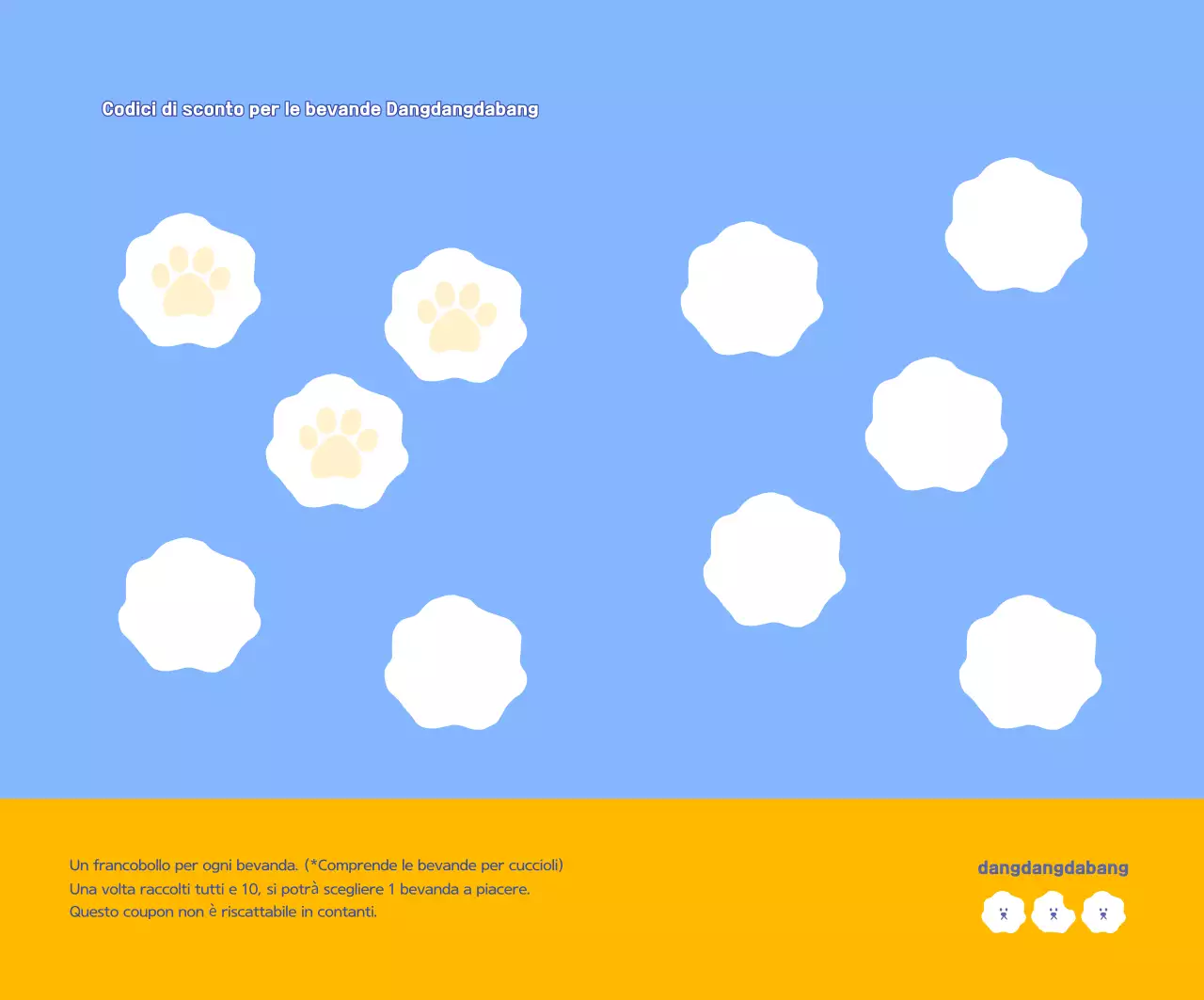 Coupon giallo Simple Pet Cafe