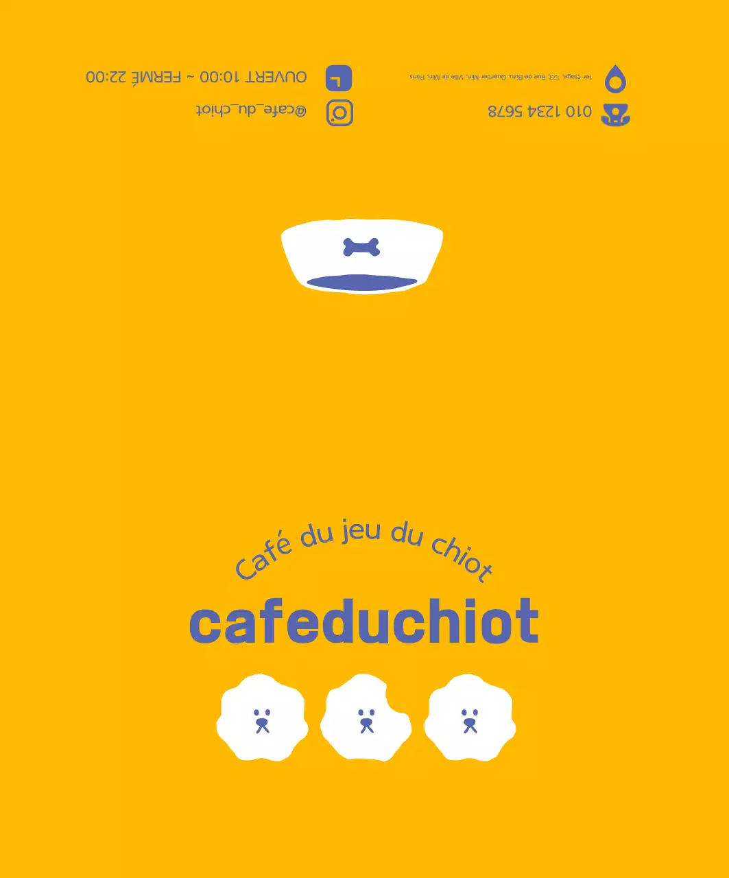 Coupon Yellow Simple Dog Cafe