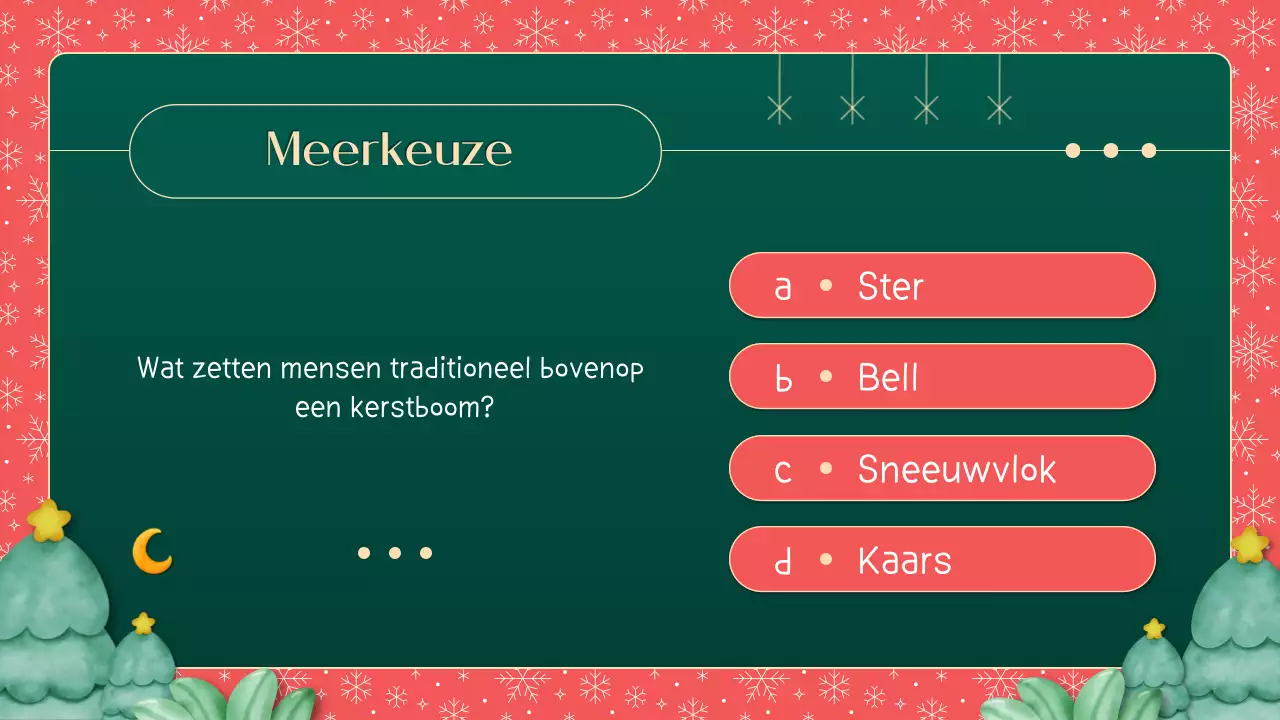 Groen en rood Illustratief Hoe goed weet je over Kerstmis Lesmateriaal