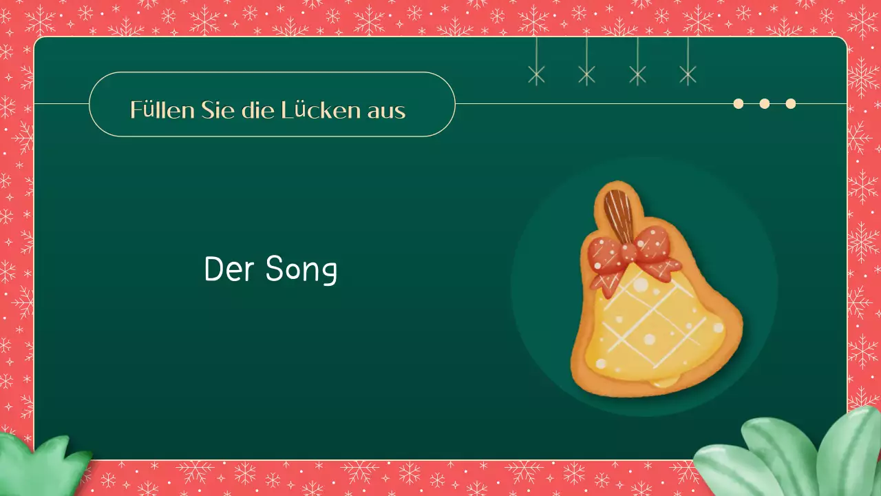 Grünes und rotes Illustrationsmaterial Wie gut kennst du dich mit Weihnachten aus?