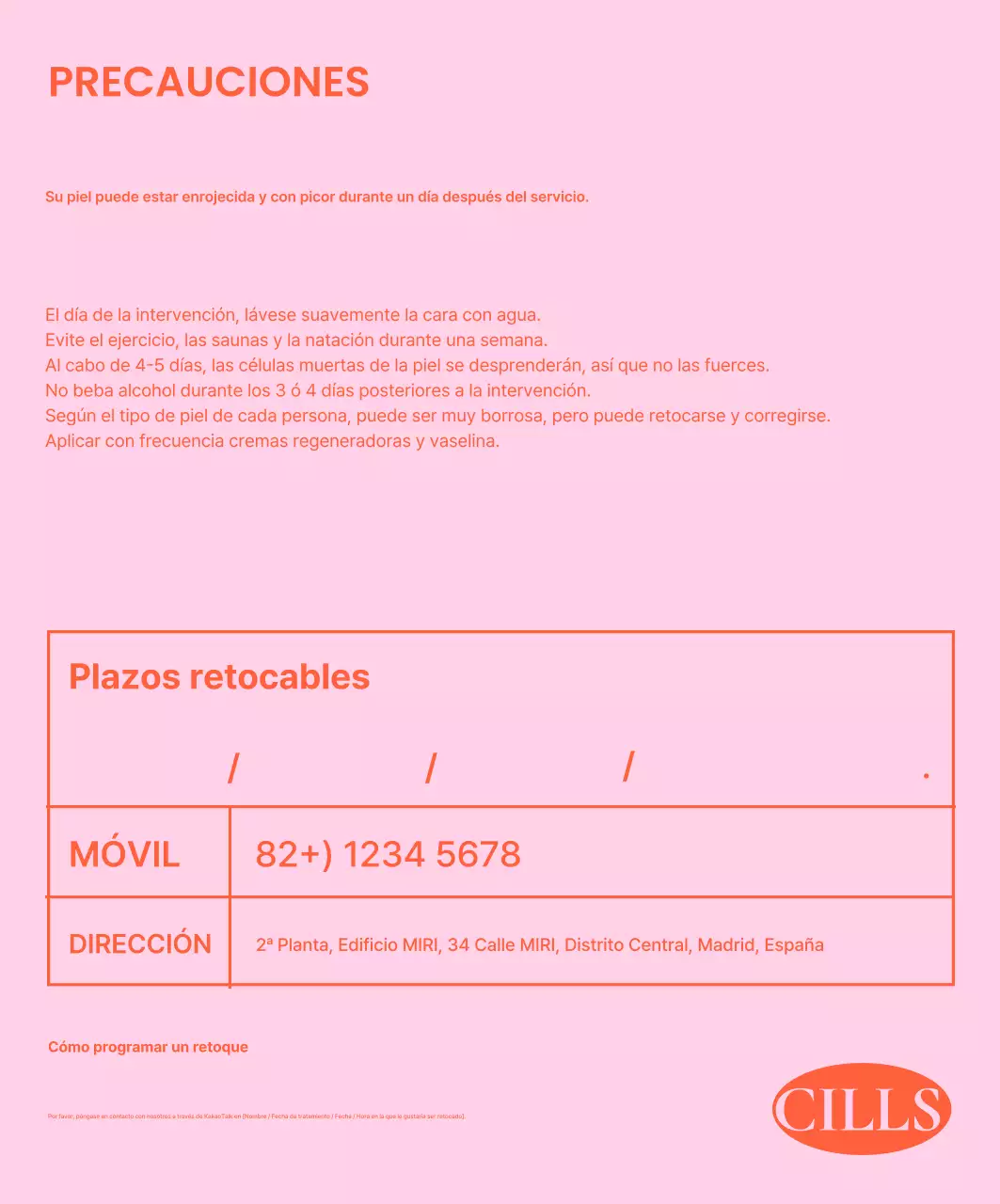 Anuncio Orange Modern Beauty