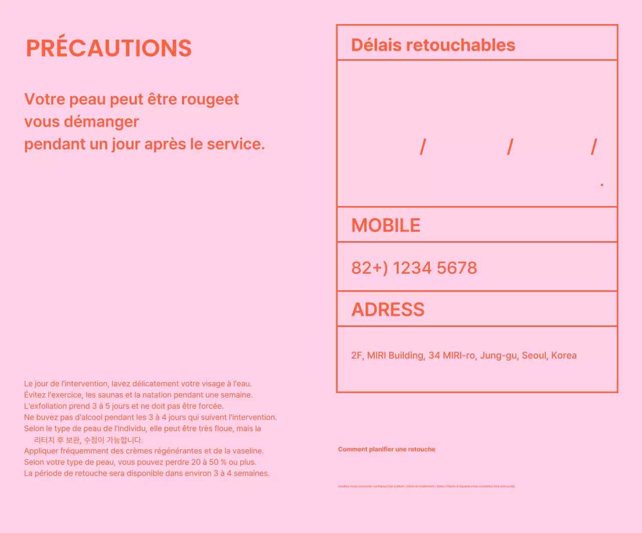 Publicité Orange Modern Beauty