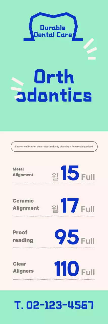 Blue Modern Dental Discount Offer