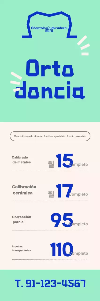 Oferta de descuento Blue Modern Dental