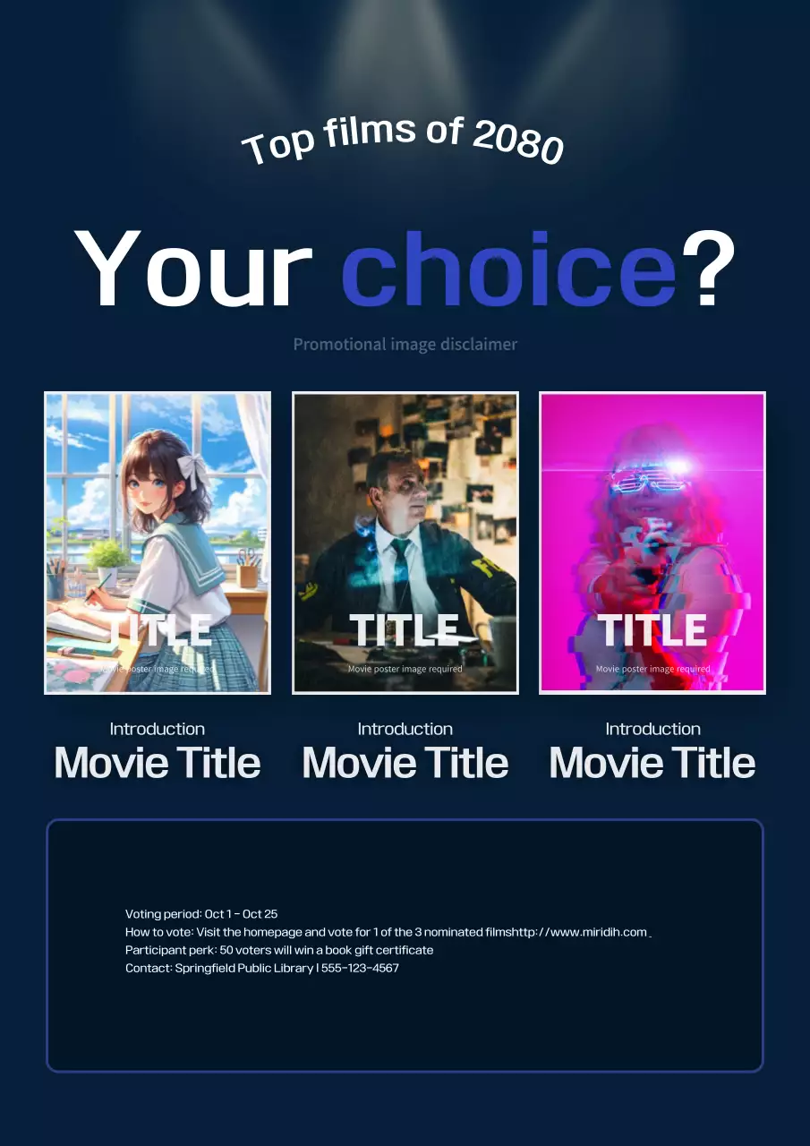 Khuyến mãi bình chọn phim hiện đại màu xanh