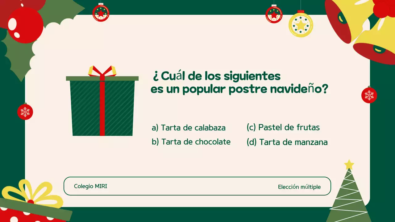 Ilustración verde beige Presentación de un evento festivo