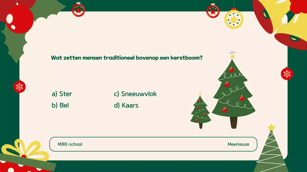 Groen Beige Illustratie Feestelijke Vakantie Evenement Presentatie