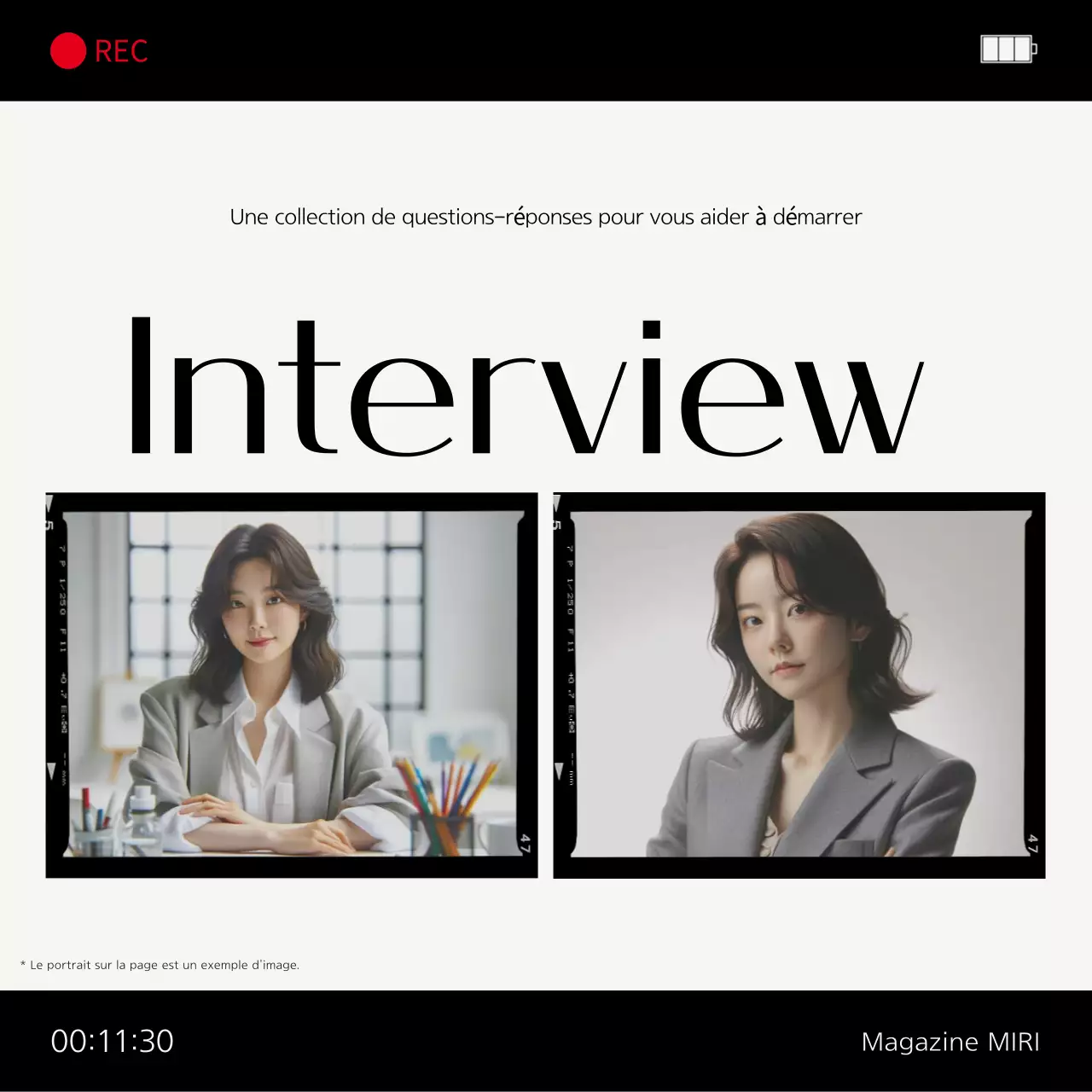 Annonce d'entretien moderne gris