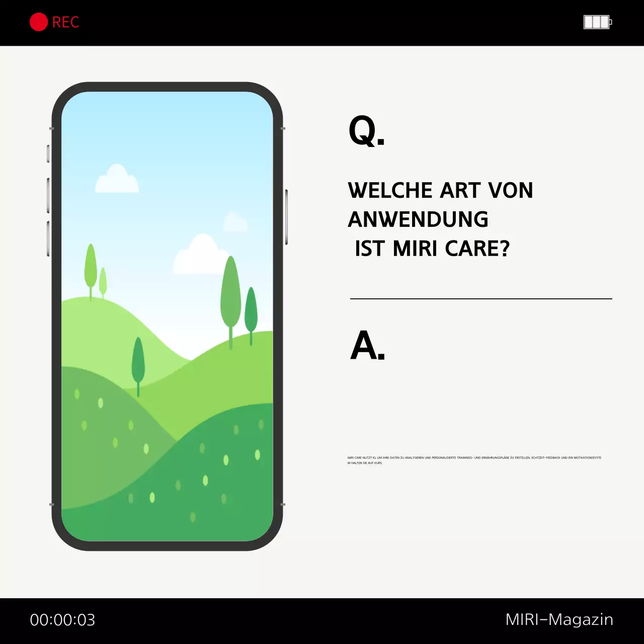 Grey Modern Interview Anzeige