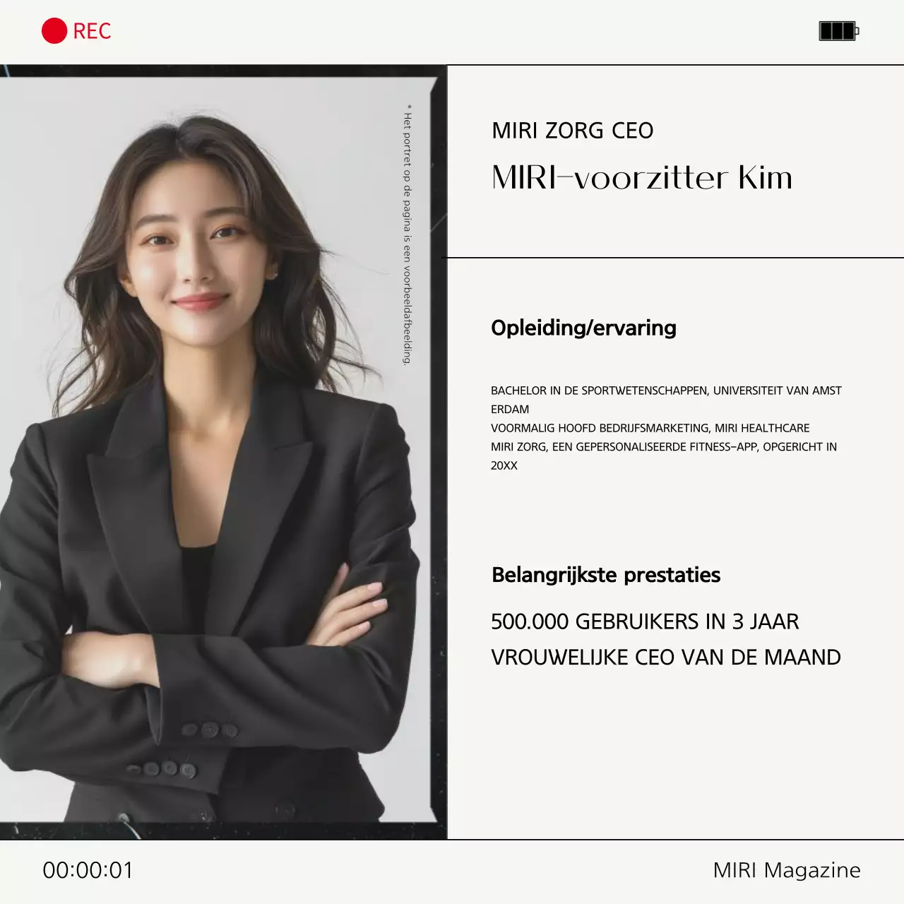 Grijs Modern Interview Advertentie