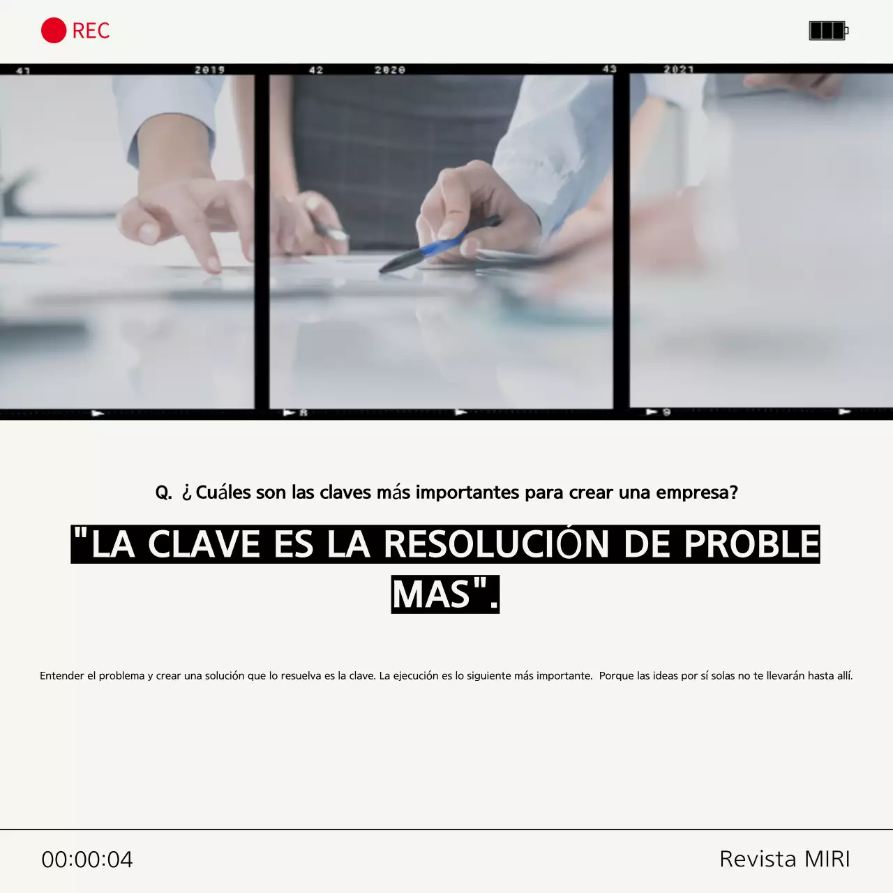 Anuncio de entrevista Grey Modern