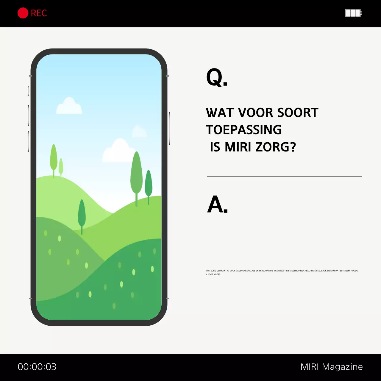 Grijs Modern Interview Advertentie