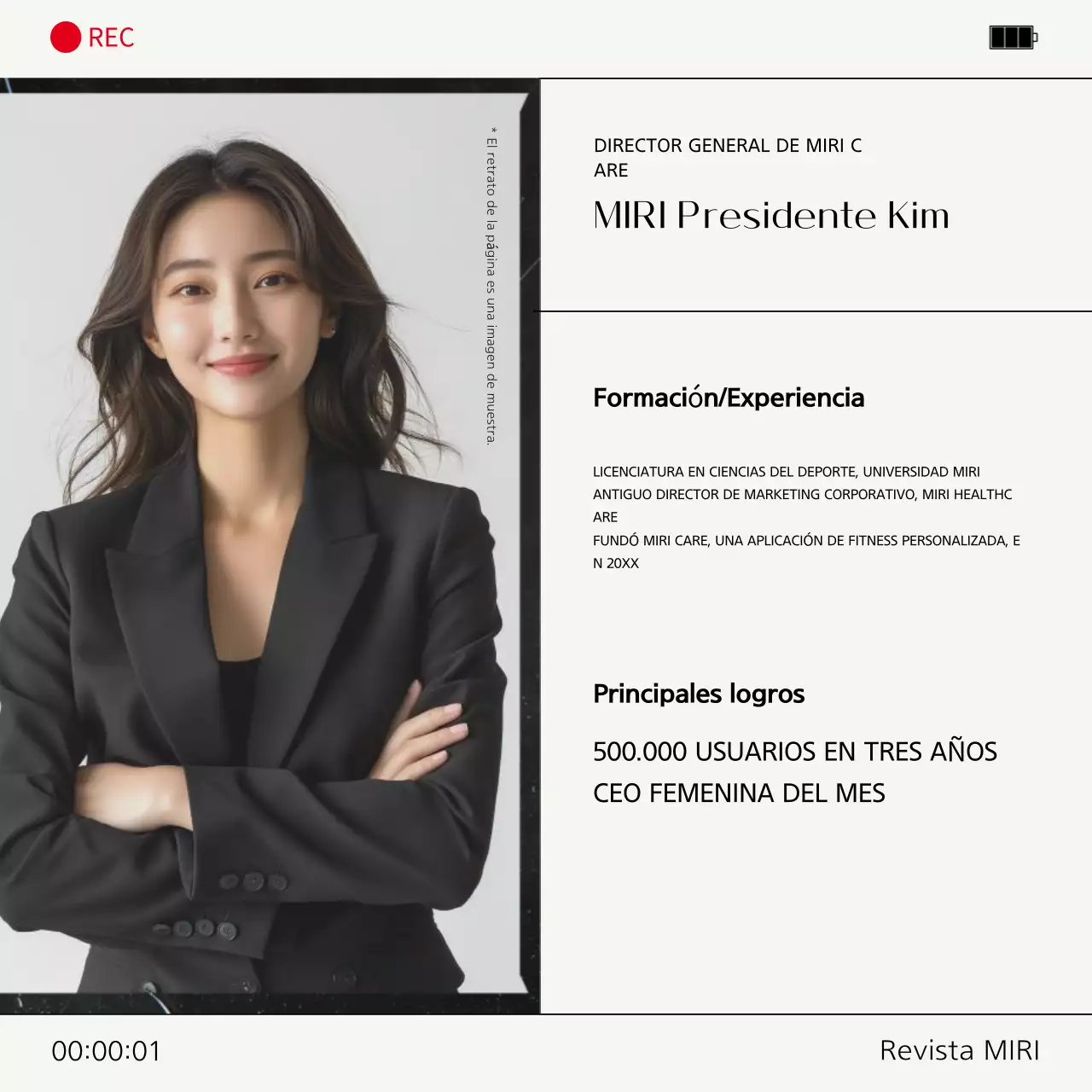 Anuncio de entrevista Grey Modern