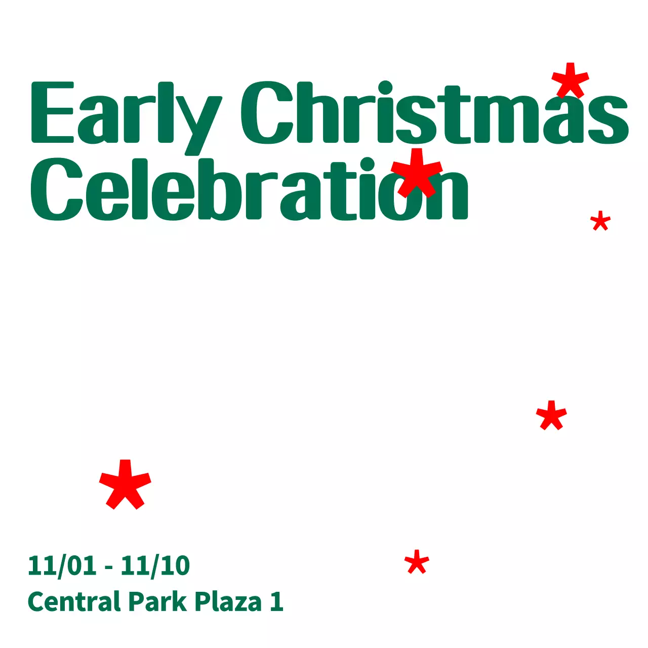 Green Simple Christmas Guide