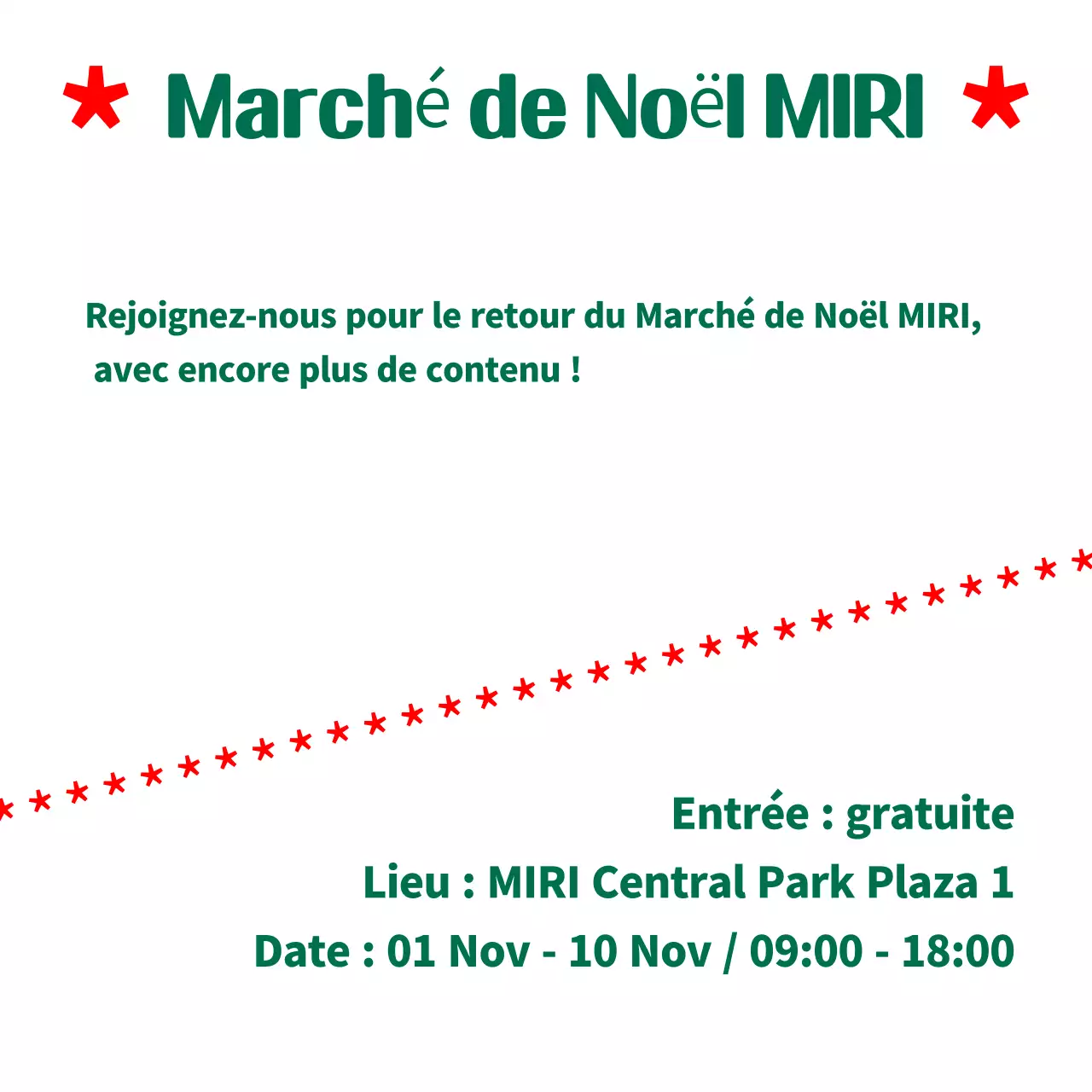 Guide de Noël vert et simple