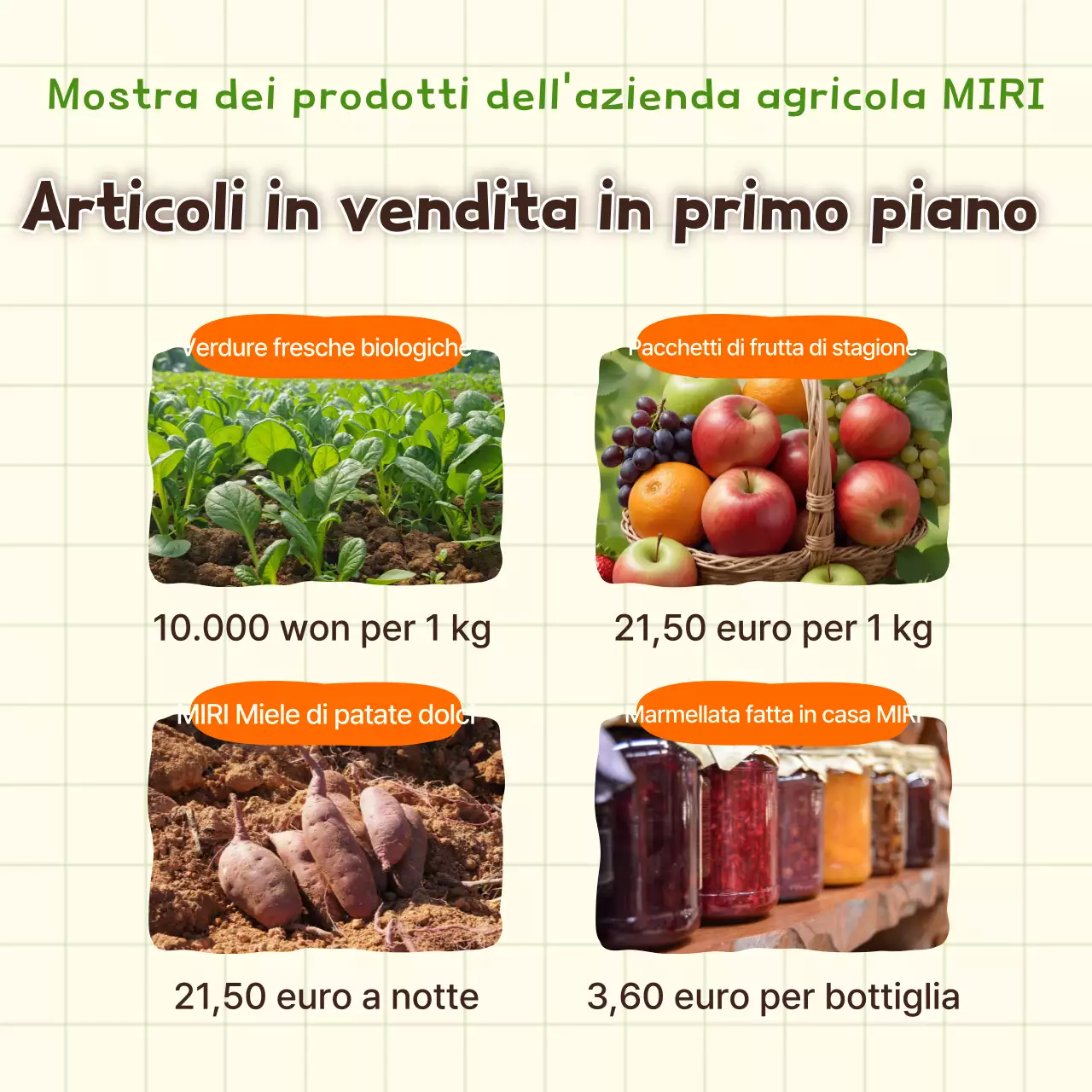 Una mostra speciale di prodotti azzurri