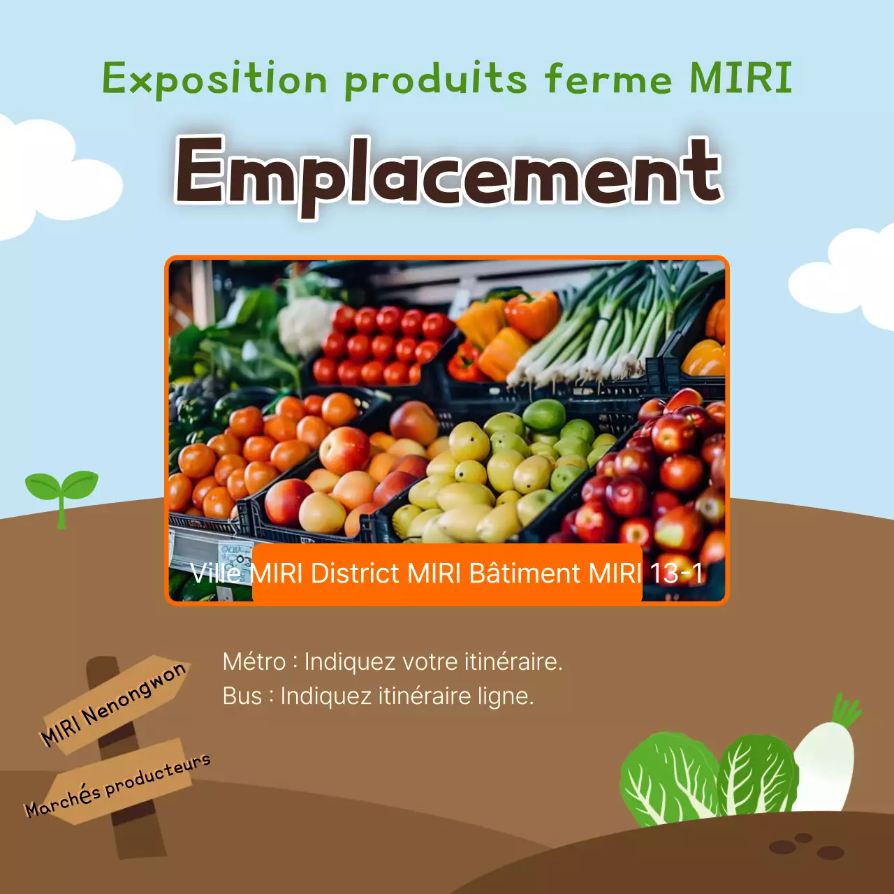 Une exposition spéciale de produits bleu clair