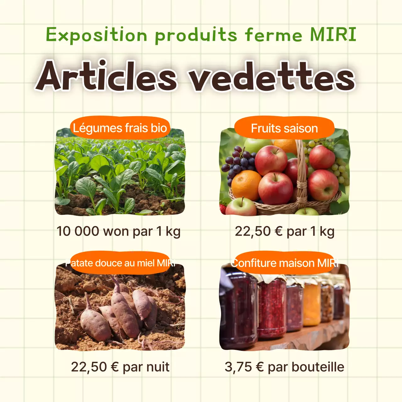 Une exposition spéciale de produits bleu clair