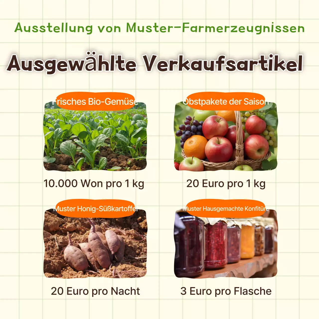 Eine Sonderausstellung mit hellblauen Produkten