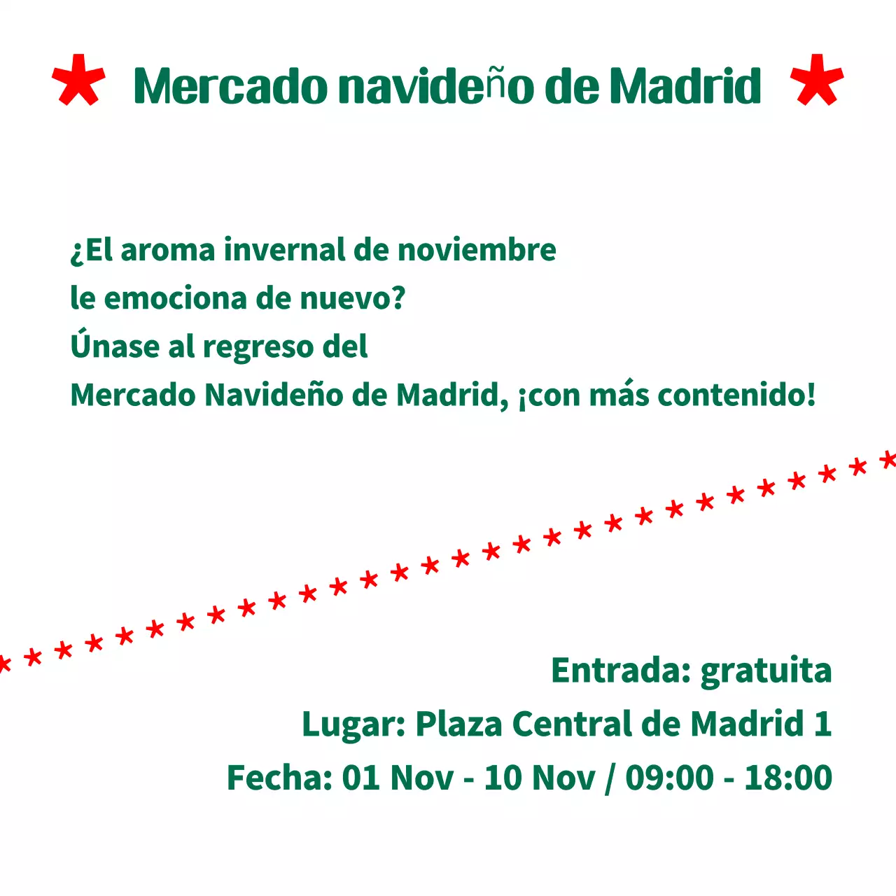 Guía navideña Green Simple