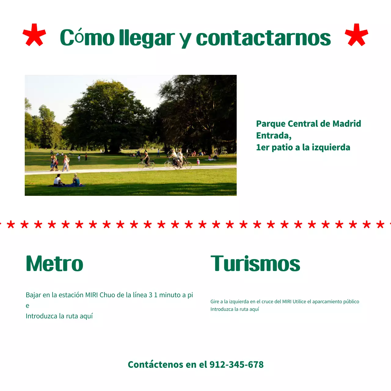 Guía navideña Green Simple