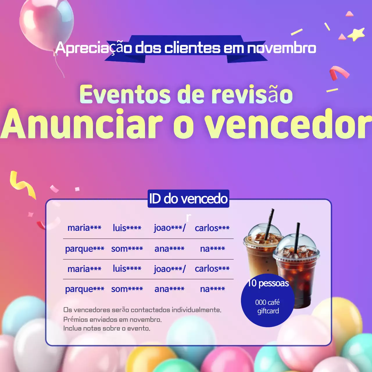 Guia de eventos Bora Pop